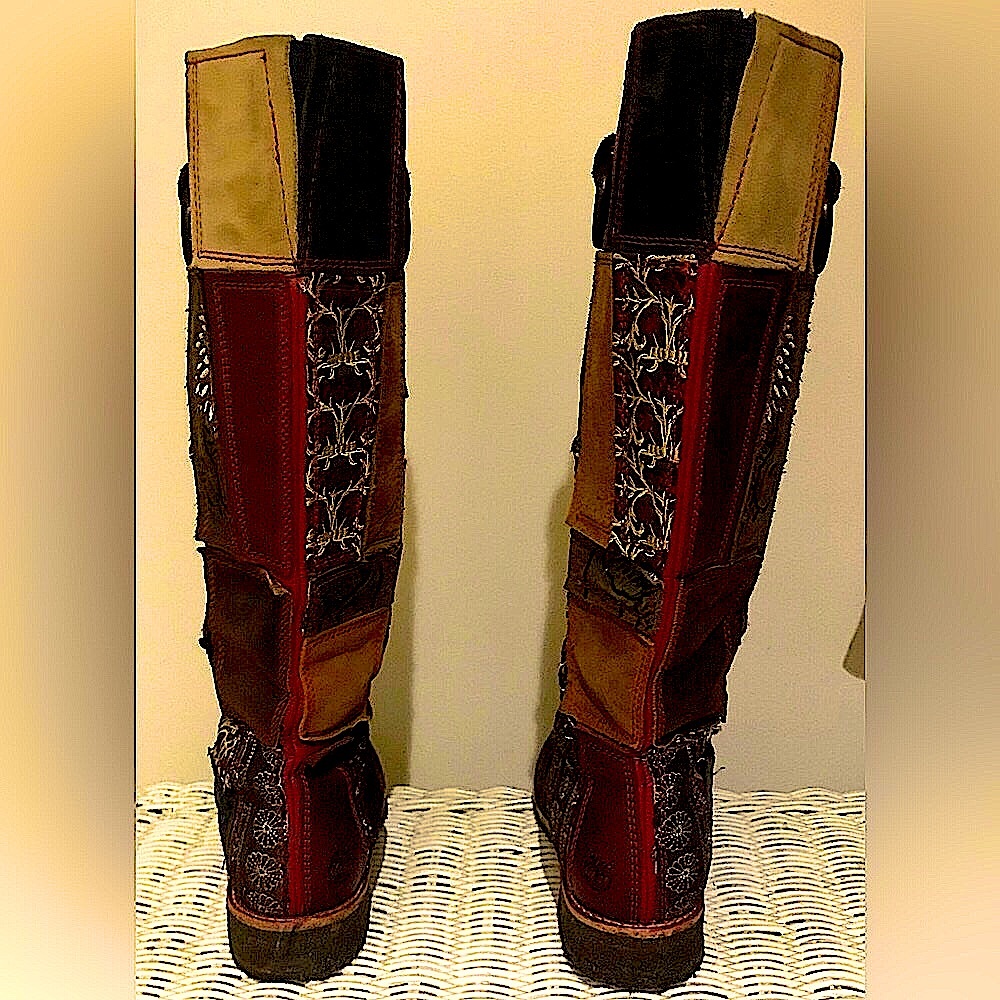 Timberland Ltd Edition Patchwork Boots Size 8 - image 4